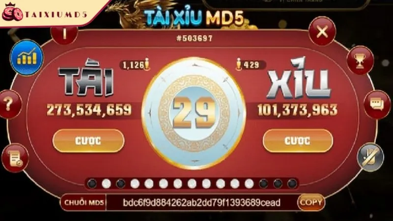 Tài Xỉu MD5 68 Game Bài