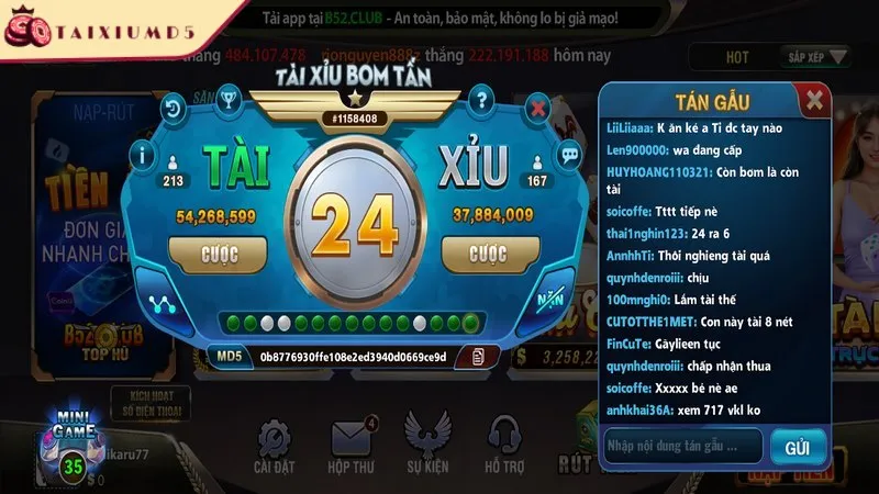 Tài Xỉu MD5 B52 Club