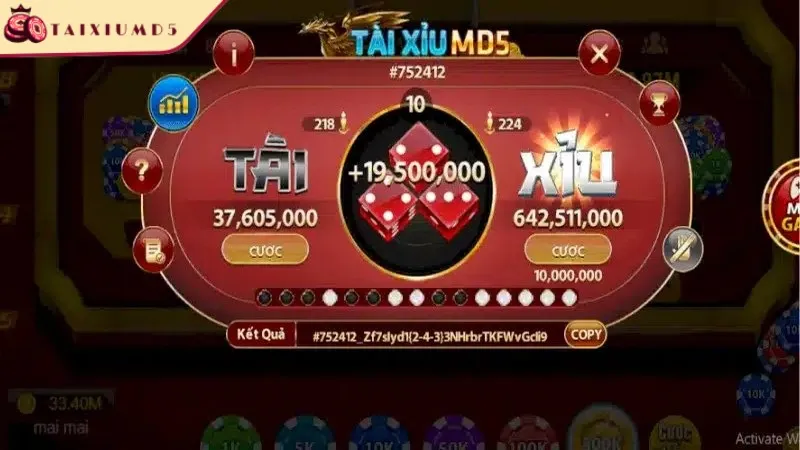 Giải Mã Chuỗi Tài Xỉu MD5